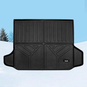 Cargo Liner Fits Chevrolet Equinox/GMC Terrain 2018-2024 Trunk Mat Waterproof Easy to Clean Cargo Mat All Weather Rubber Mat Black