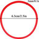 6Pack DFYOUHOME 80s Party Bracelets Rainbow 10 Colors Silicone Jelly Glow Wristbands Luminous Hair Ties for Christmas Party Favors, Adults, Women, Girls Gifts (30PCS)