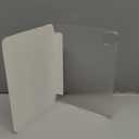 MYGROO case for iPad Air 13inch M2/3 2024/2025,for iPad Pro 12.9 Case 2022(6th Generation) with Pencil Holder,Trifold Stand with Clear Shell for iPad case Air13 Transparent,Creamy White