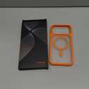 TORRAS Stronger Magnetic & Shockproof for iPhone 17 Pro Max Case, Fit for MagSafe, Military Grade Drop Protection, Camera Control, DIY Button, Slim for iPhone 17 Pro Max Case Translucent Orange