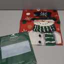 Xmas Table Runners | Blue Snowflakes Table Runner | Winter Decorations for Home | Festive Holiday Table Decor | Kitchen Dining Table Runner | Made in The USA, 33x305