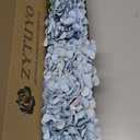 5 Pcs Light Blue Silk Hydrangeas Artificial Flower Boho 20'' Faux Hydrangeas for Spring Home Decor Kitchen Living Room Porch Wreath Indoor Outdoor Wedding Flower Arrangement