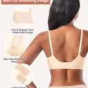 Bras for Women No Underwire - Womens Bralettes Seamless Wireless Padded Bra Comfortable Tshirt Bras (S)