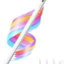 Stylus Pen for Apple iPad A16/11th 2026-2018 iPad Pencil A16/11/10/9/8/7/6,Air 11"/13" M4/M3/M2/5th-3rd,Pro 13"/12.9"/11"/M5/M4,Mini A17 Pro/6/5th Stylus Palm Rejection Tilt Sensitivity Fast Charge (White)