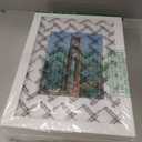 11x14 Picture Frame Set of 6 with Plexiglass, Display Pictures 8x10 with Mat or 11x14 Without Mat for Tabletop Display and Wall Mounting, White