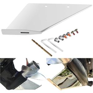 1905 Skeg Protector Guard for Mercury Mariner 75-300 HP 2 & 4 Stroke 1999-Present Stainless Steel Wear Tab 27211