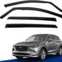 in-Channel Window Visors for 2017-2024 Mazda CX-5Rain Guards Sun Shields Window Deflector Wind Vent Visors4PCS