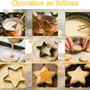 9pcs Korean Sugar Candy Making Tools, Stainless Steel Dalgona Cookie Cutters Set Multi-Shape Biscuit Molds for Baking Cake Decoration Family And Party Game DIY