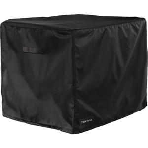 2025 New UpgradeTENTVIA Outdoor Generator Cover 26x20x20 Inches,600D Heavy-Duty Oxford Fabric,Dustproof and Waterproof Protection for Generators, Suitable for Most 3000-5000W Generators.Black