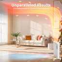 800W Wall‑Mount Convection Electric Panel Heater for Indoor Use