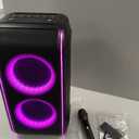 GKD62 Karaoke Machine for Adults Kids, 400W Portable Bluetooth Party Speaker with 2 Wireless Microphones, Built in AI Vocal Removal & Mic Priority, Records, Radio, Loud Sound for Home, DJ, Outdoor