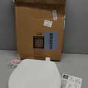 Little2Big Toilet Seat with Built-In Potty Training Seat, Slow Close, Durable Plastic, Made in USA, ROUND, White