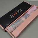 AISEELY Thermal Brush Curling Iron, 1.5 Inch Ceramic Heated Round Brush, Curly and Straight Hair, 6 Temperature Settings, Negative Ion Less Damage, Dual Voltage Hair Tools, Pink