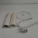 Drum Lampshades Set of 2, Fabric Lampshade for Table Floor Lamps, Medium Lampshades 9.84"x9.84"x11.81"