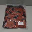 Women Pumpkin Skirt Elastic Waist Layered Mesh Midi Skirt Party Costume M-L