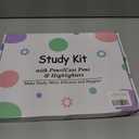 Unicorn Birthday Gifts for Girls Aesthetic School Supplies with Cute Pencil Case, Pastel Highlighters Gel Pens Mechanical Pencils Set Girls Stationery Set, Pencil Pouch with Supplies (Macaron)