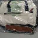 MATEIN Laptop Backpack with Lunch Box, 15.6 Inch Lunch Backpack for Women, College Computer Back Pack Work Backpacks with Insulated Lunchbox Meal Prep Bag for Teacher Nurse Commute Office, 2Pcs Set (Black White Brown)