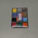 CraftyManor Mini 12 Color Pigment Ink Pads for Stamps, Fingerprint Ink Pad, Stamp Pad for Scrapbook Paper & Stamps for Clothing Stamp & Letter Stamps, Archival