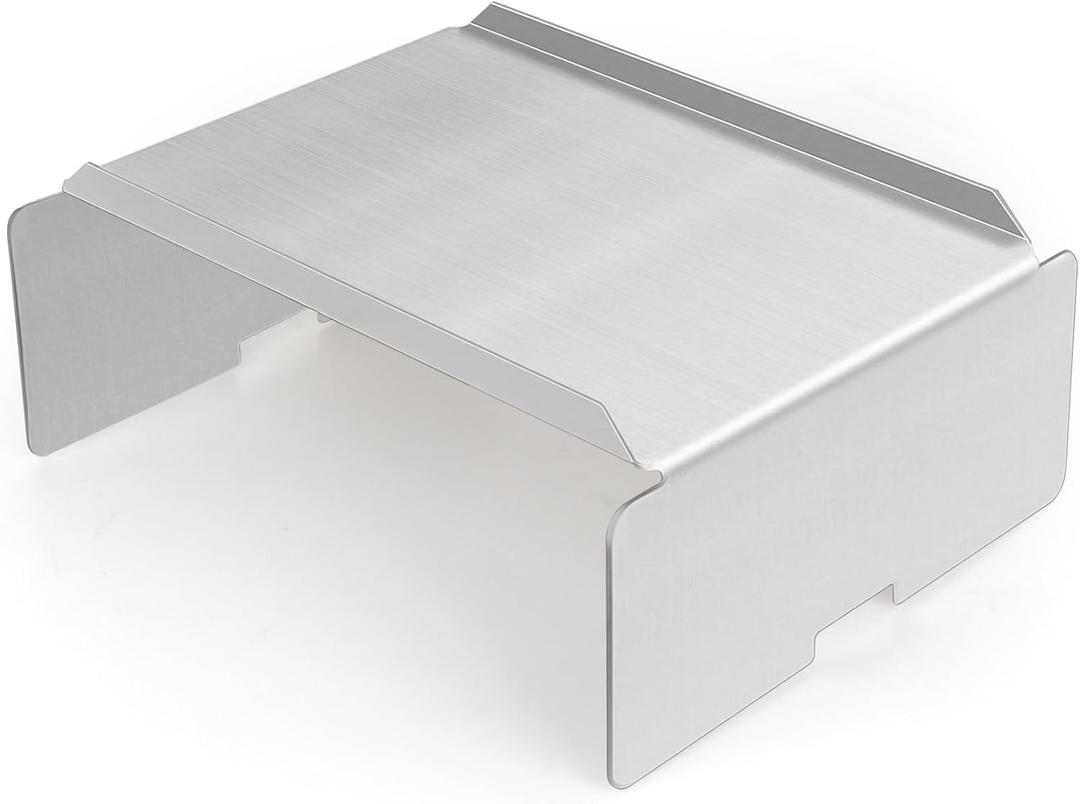 BCA012 Heat Baffle Diffuser for Traeger Pro 22 34 Series Elite Pellet Smoker Deflector Replacement Part Z Grills Smokepro DLX 24 Char-Griller Grill BBQ Accessories Flame Tamer PG24-4 101015 (5.5" Height)