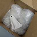 Domensi 6 Pcs Ghost Decor Ceramic White Figurines Ghost Statue Spooky Halloween Decor Scary Statue Decoration Cute Sculpture for Gift Props Home Tabletop Decorations(Classic)