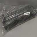 SATINIOR 2 Sheets Chicken Wire Net for Craft Work, Galvanized Hexagonal Wire Mesh (Black,13.7 x 80 Inches)