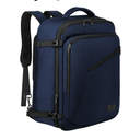 MATEIN Weekender Backpack, Large Capacity Travelling Suitcase Backpack with Strap for Clothes, Expandable Flight Approved Business Carry on Daypack for International Travel, Blue