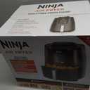 Ninja Air Fryer | 4 QT Capacity | 4-in-1 Roast, Crisp, Roast, Reheats, & Dehydrates | Dishwasher Safe Parts | 105F-400F | Includes 20 Easy & Healthy Recipes | 1550 watt | Grey | AF101