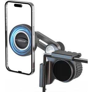 for Magsafe Tesla Phone Mount, Magnetic Power Adjustable, No Glue Required for Screen, Car Phone Holder for Model Y/ 3, for Tesla Model y Accessories Dash Car Mount fits All Phones