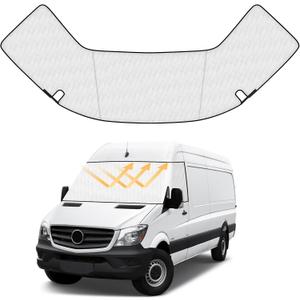RV Windshield Window Cover Fit for Class B Dodge Mercedes Sprinter 2006-2015Motorhome Windshield Cover Snow Cover for RV