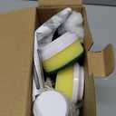 HFLYJPYW Electric Spin Scrubber - Shower Scrubber,Bathroom Scrubber Electric,for Cleaning Tub, Floor, Tile, Window, Sink, Kitchen Cleaning with 6 Electric Cleaning Brush Head (6)