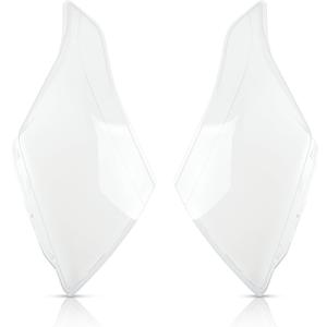 AUTOKAY 20871473, 20916371 Left+Right Side Headlight Headlamp Clear Lens Cover Fits for Cadillac SRX 2010-2015