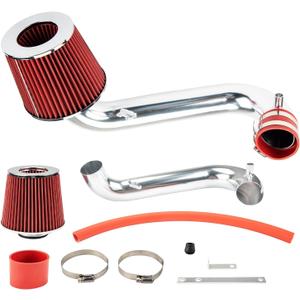 Cold Air Intake Kit for 2001-2005 CIVIC DX/LX/EX/GX/VP 1.7L L4, Upgraded Air Intake System Kit - Red