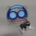 iClever BTH22 Kids Bluetooth Headphones, 60H Play Time, USB C Fast Charging, Bluetooth 5.4, AUX Cord,Safe Volume 74/85 dBA,Toddler Headphones for iPad/Tablet/Travel/School, Blue