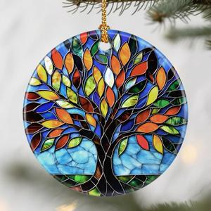Tree of Life Ornaments, Christmas Ornaments: Christmas Tree Decorations, Holiday Decor, Stocking Stuffers, Gift Ideas, Xmas Gifts, Housewarming Gift & Gifts for Women, Mom