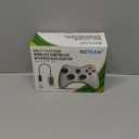 Wireless Controller for Xbox 360, 2.4GHZ Gamepad Joystick Controller Remote for PC Windows 7,8,10 with Receiver Adapter, White