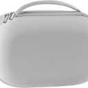 Wearable Breast Pumps Carrying Case, Hard Shell Case with Removable Tray, Watertight Breast Pump Storage Bag Compatible with Most of Wearable Breast Pumps, Holds 2 Pumps, Grey