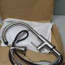 GAGALIFE Kitchen Faucets with Pull Down Sprayer - High Pressure Blade Spray Kitchen Sink Faucet, Brushed Nickel High Arc Single Handle Stainless Steel Classic Pull Out Spray Kitchen Faucet 1 or 3 Hole