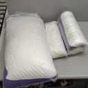 HOMELAB Adjustable Shredded Memory Foam Pillows Queen Size, Cooling Bed Pillows for Sleeping with Removable Cover, Medium Pillows for Side Stomach & Back Sleepers, 2 Packs 20"x28"