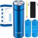 Insulin Cooler Travel Case TSA Approved  60H Insulin Pen Cooler for 2-3 Pens  Medication Travel Case with Ice Packs, Ideal for Diabetes Care & Injection Storage (Blue)
