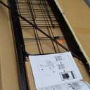 Amazon Basics Foldable Shopping Utility Cart with 360-Degree Wheels, Easy Assembly, Black, X-Large