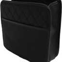 Vehicle-mounted Storage Box Seat Organizer Front Seat Organizer Car Pouch Car Storage Black Leather