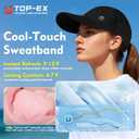 TOP-EX Womens Baseball Cap with Ponytail Hole Summer Cooling SPF 50 Waterproof Sun Caps for Outdoor Sports Adjustable Packable Grey S/M (Gray)