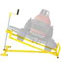 Garvee 880Lb Lawn Tractor Lift Jack for Riding Mowers - Yellow