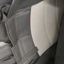 HKZ Custom Fit Tacoma Car Seat Covers for Toyota Tacoma 2016 2017 2018 2019 2020 2021 2022 2023 Double Cab/Access Cab - Front Row Only,2-Seats Set Leather (Black+Gray)