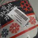 VNVNE Matching Christmas Onesie Pajamas for Family/Couples/Women/Men, Xmas Holiday Reindeer Striped Adults Pjs Sleepwear (M)