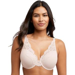 Bali Women's Lace Underwire, One Smooth U Comfort Stretch Full-Coverage Convertible Bra 42DD