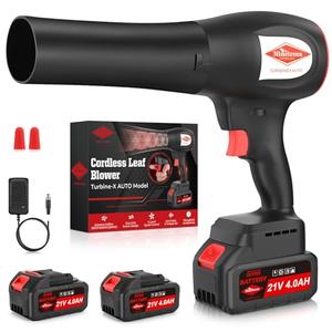 Leaf Blower Cordless with Battery and Charger, 1000,000 RPM,One-Touch Lock Mode, Lightweight Handheld Design,Blower for Patio Cleaning,car Blowing Water, Blowing Leaves and Dust