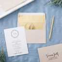 Best Paper Greetings A7 Envelopes - Blush Pink, 5.25 x 7.25 In, 50 Pack, Bronze Foil Lining - Peel & Seal Invitation & Mailing Envelopes for Wedding Invitations & Stationery Supplies