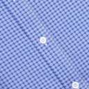 Men's Dress Shirts Solid Wrinkle-Free Long Sleeve Button Down Shirt Regular Fit Formal Shirts (Blue, XXXL)