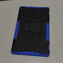 For Kindle Fire Hd 10 Case 2019 2017 Release,Kickstand Heavy Duty Cover for Amazon fire hd 10 Tablet 9th 7th Generation (Blue)